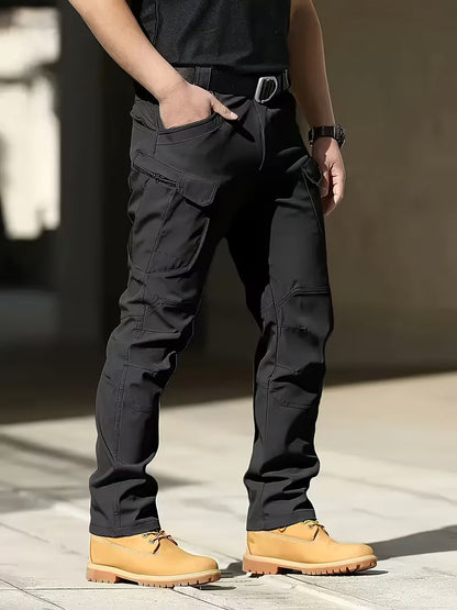 Rekbaar Cargo Broek Met Veel Zakken - Mode Vibes