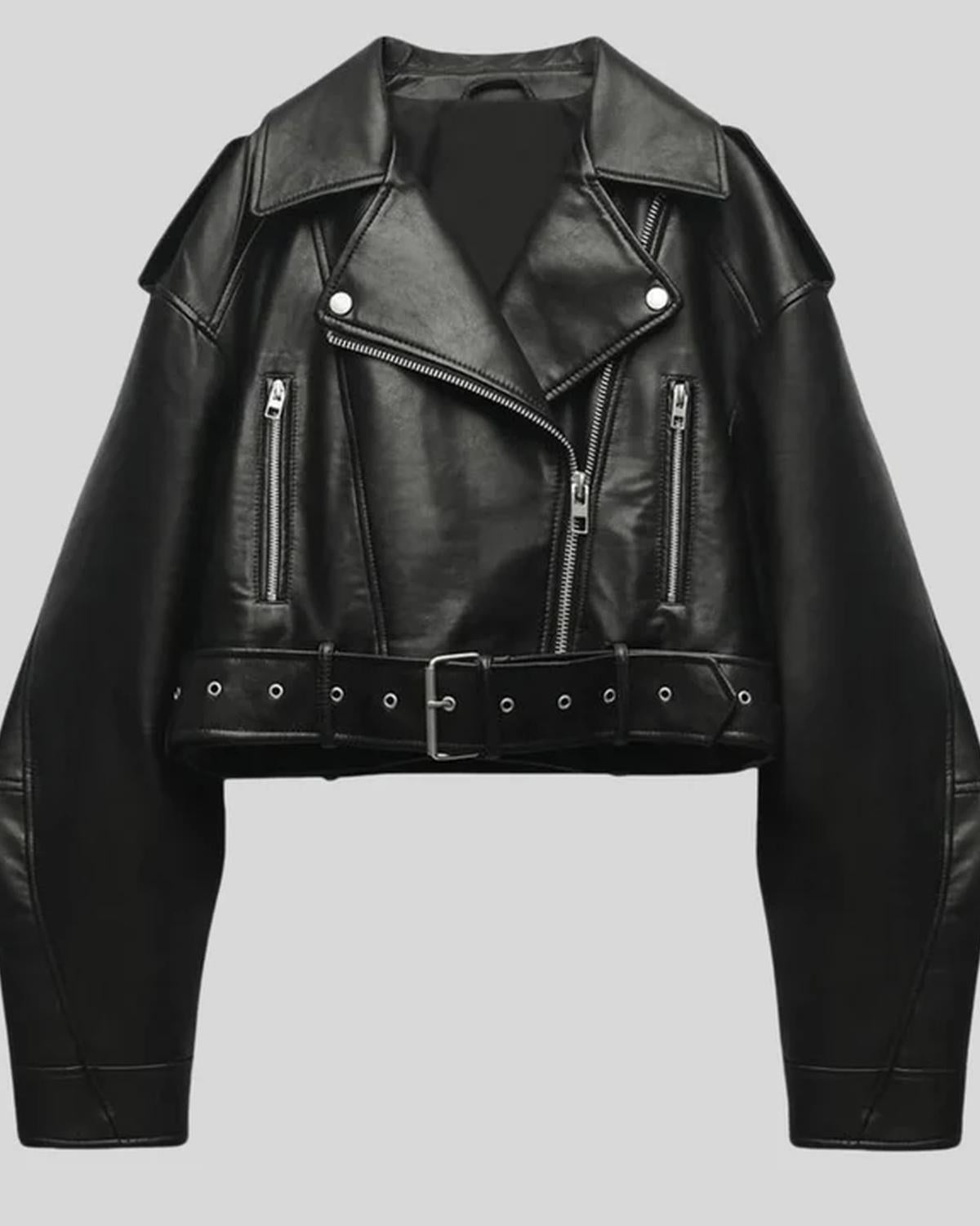 Dames Leren Jas | PU-leer, Flatterende Winterjas voor Vrouw - Mode Vibes