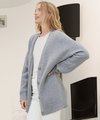 Kasjmier Vest Zacht Warme Cocoon Jas