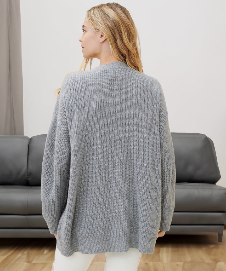 Kasjmier Vest Zacht Warme Cocoon Jas