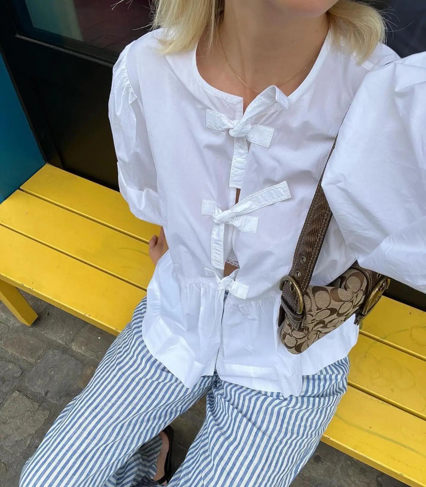 ModaLuxe Zomerse Ruitjes Outfit