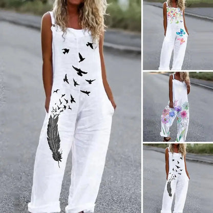 Zonnige Dames Jumpsuit voor Zomerse Vrolijkheid