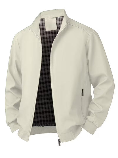 Bomberjack met Rechtopstaande Kraag Casual Stijl - Mode Vibes