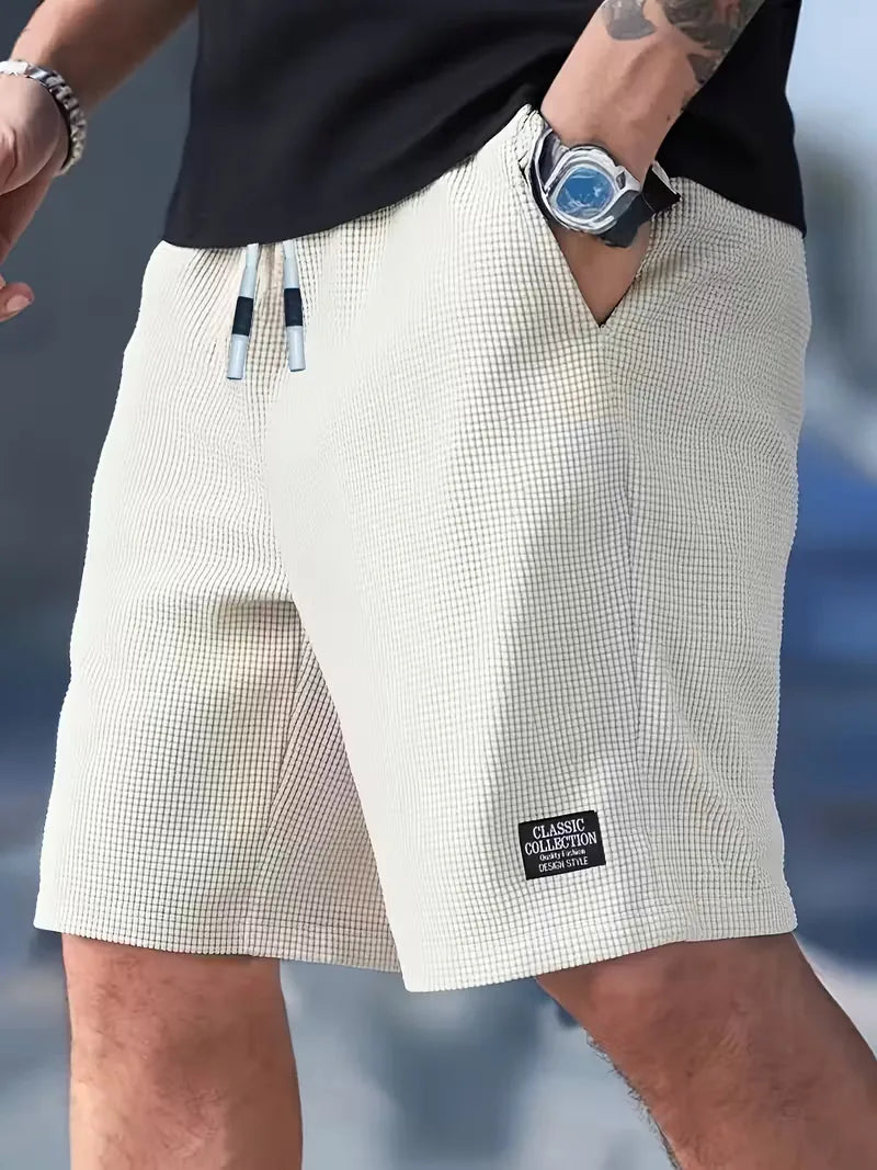 Shorts met trekkoord en zijzakken voor mannen - Mode Vibes
