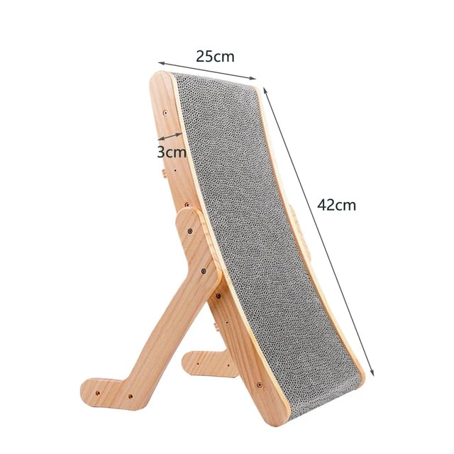 Krabpaal en Ligstoel voor Katten 3-in-1 Design