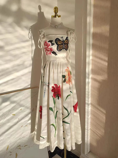Elegante Witte Zomerjurk voor Dames