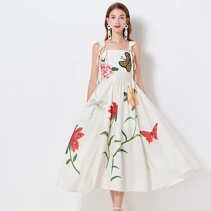 Elegante Witte Zomerjurk voor Dames