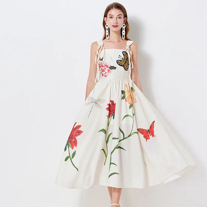 Elegante Witte Zomerjurk voor Dames
