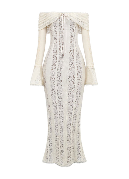 Celeste | Elegante Kanten Lange Jurk Dames Maxi Jurk 7