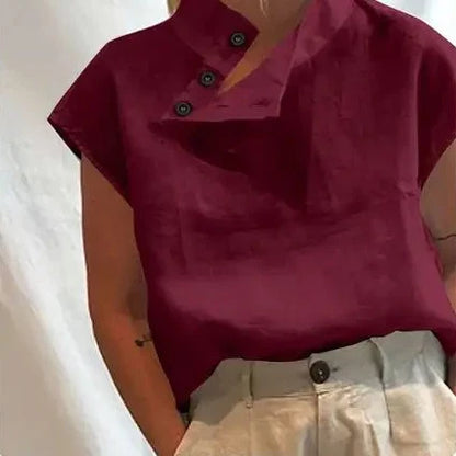 Zomerstijl met Lunariya's Katoenen Linnen Blouse