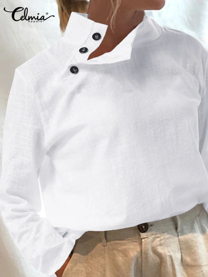 Zomerstijl met Lunariya's Katoenen Linnen Blouse