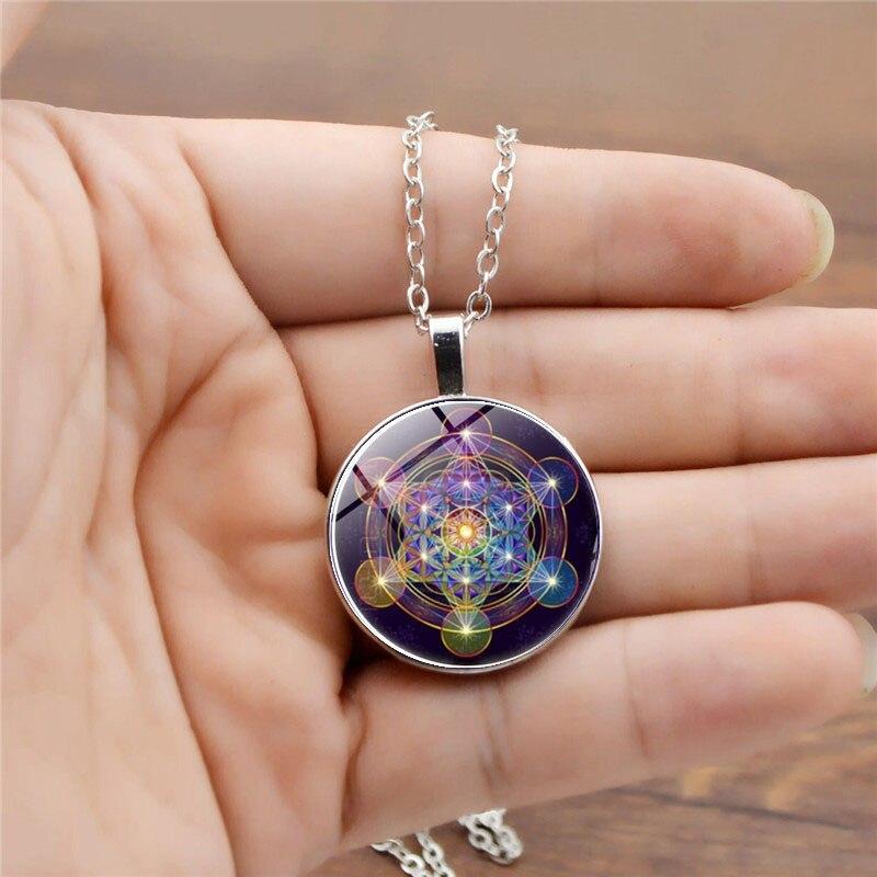 Chakra Hangertje Metatron Kubus Edelsteen Sieraden