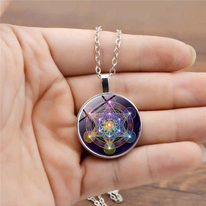 Chakra Hangertje Metatron Kubus Edelsteen Sieraden