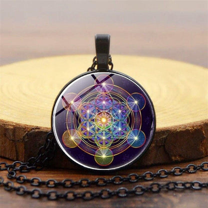 Chakra Hangertje Metatron Kubus Edelsteen Sieraden
