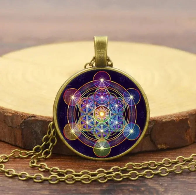 Chakra Hangertje Metatron Kubus Edelsteen Sieraden