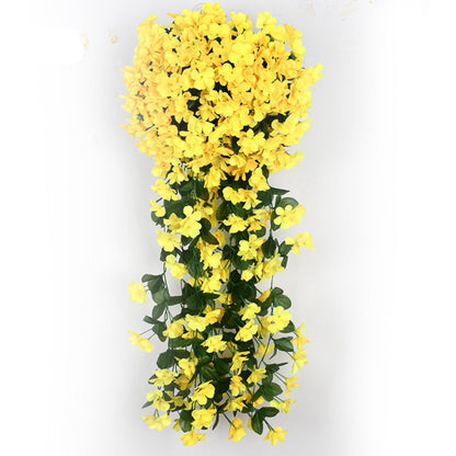 Kunst Orchideeën Cascade 90 cm Wit Amélie