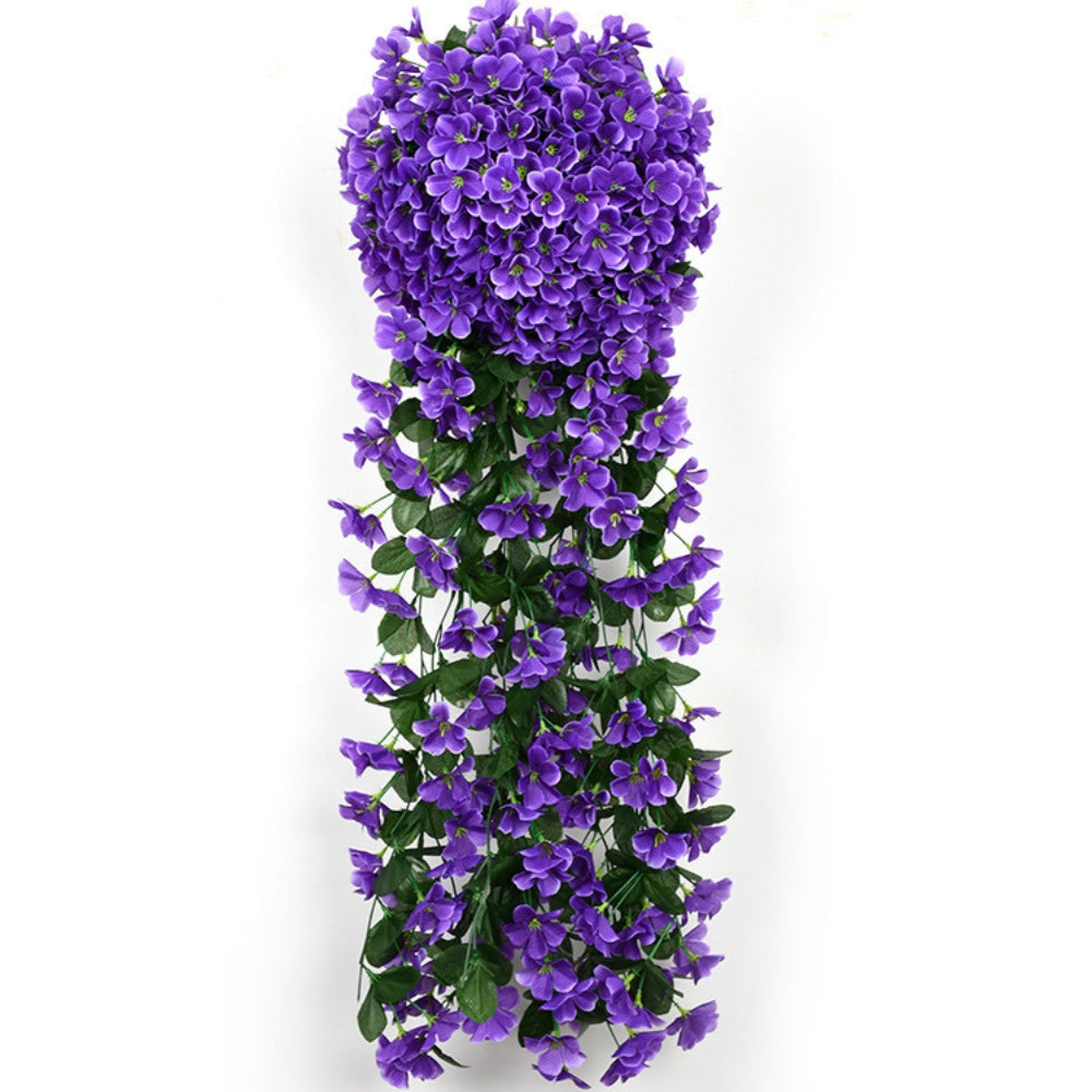 Kunst Orchideeën Cascade 90 cm Wit Amélie