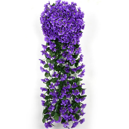 Kunst Orchideeën Cascade 90 cm Wit Amélie
