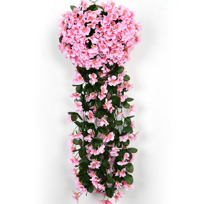 Kunst Orchideeën Cascade 90 cm Wit Amélie