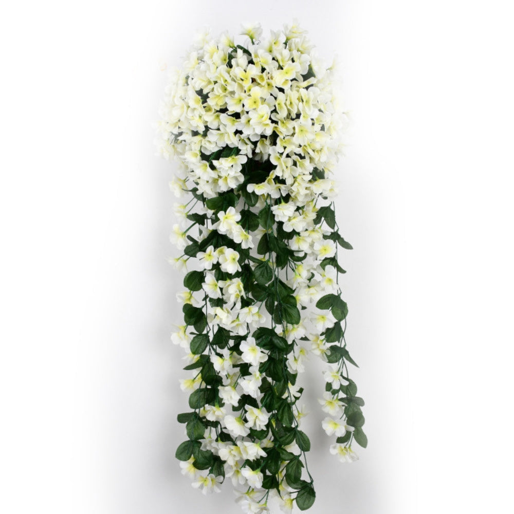 Kunst Orchideeën Cascade 90 cm Wit Amélie