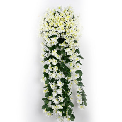 Kunst Orchideeën Cascade 90 cm Wit Amélie