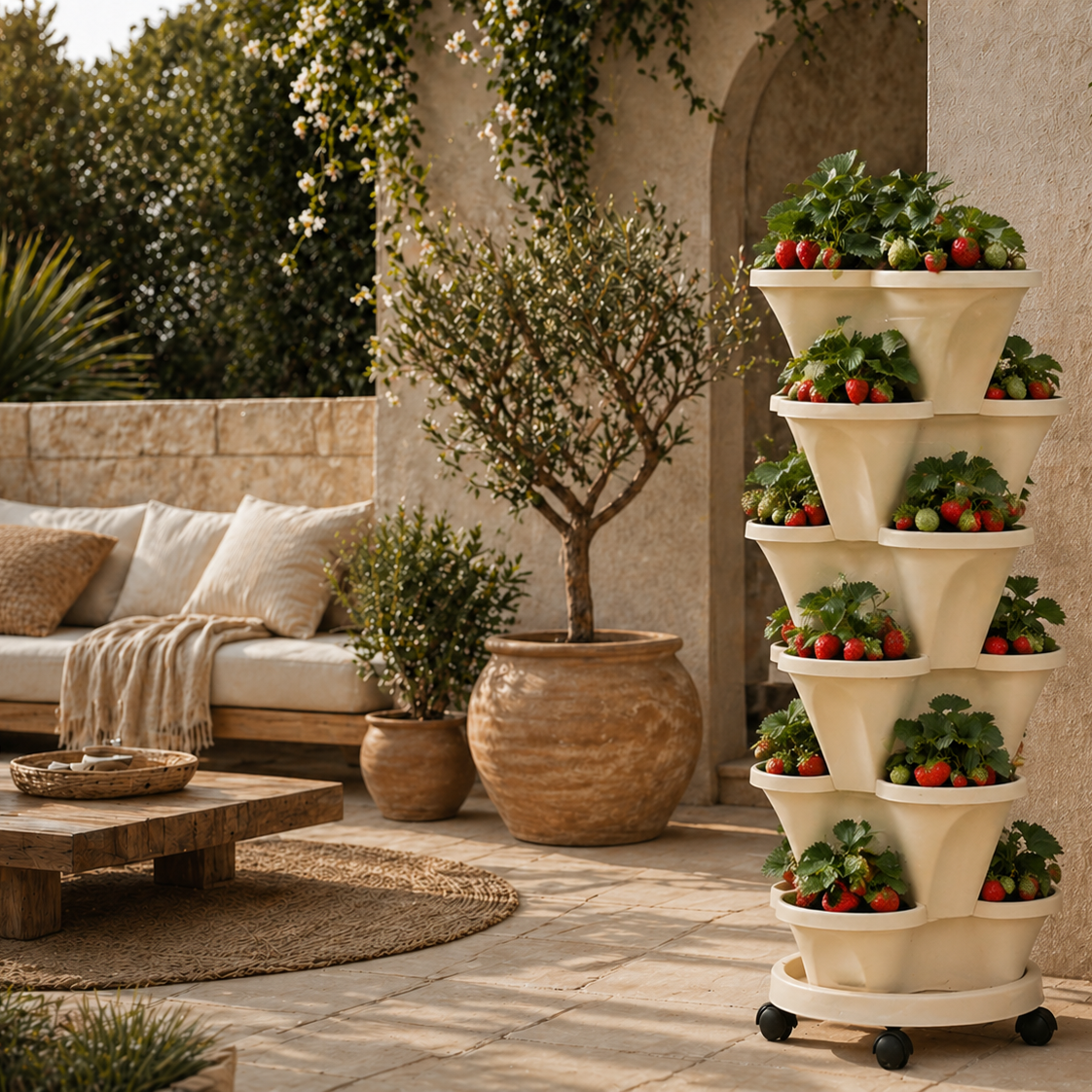 Verticale Plantenbak Ruimtebesparend Tuinieren voor Balkon en Terras - Mode Vibes
