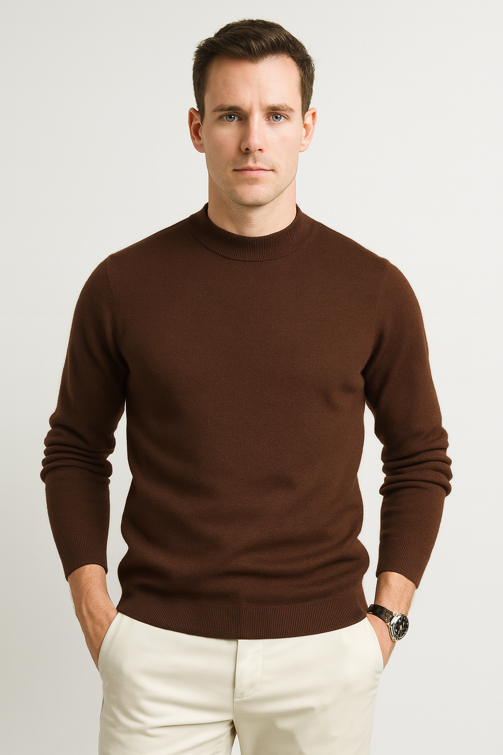 Luxe Heren Pullover Casual Stijl Giovanni Martel