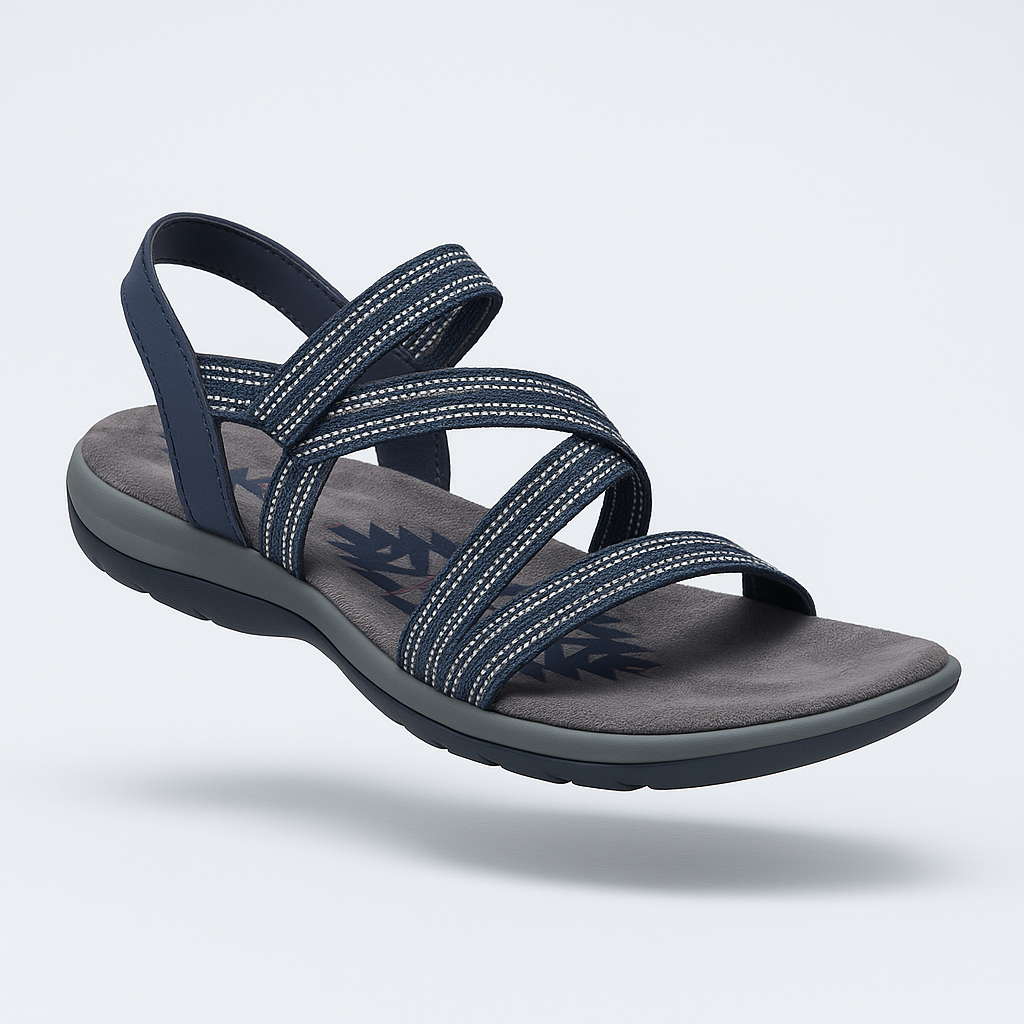 Zomersandalen met Kruisbandontwerp Elegante Damesandalen - Mode Vibes