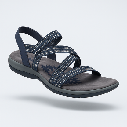 Zomersandalen met Kruisbandontwerp Elegante Damesandalen - Mode Vibes