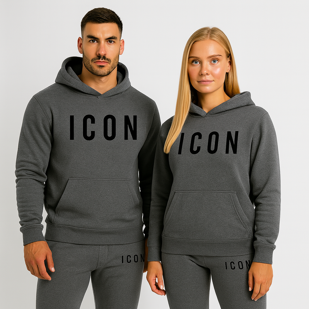 Unisex Winter Hoodie Set Luxe Warme Sweatshirt
