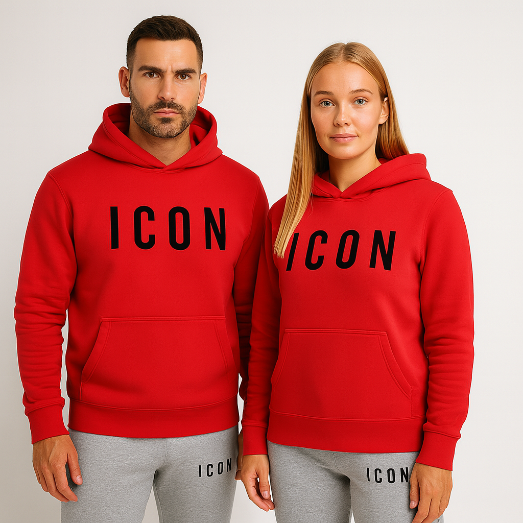 Unisex Winter Hoodie Set Luxe Warme Sweatshirt