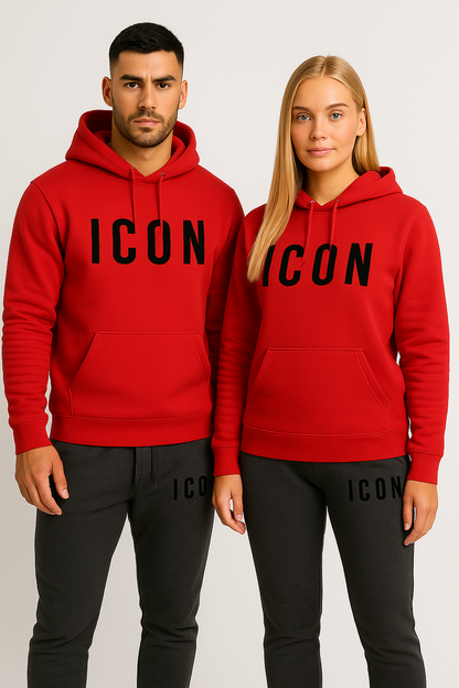 Unisex Winter Hoodie Set Luxe Warme Sweatshirt