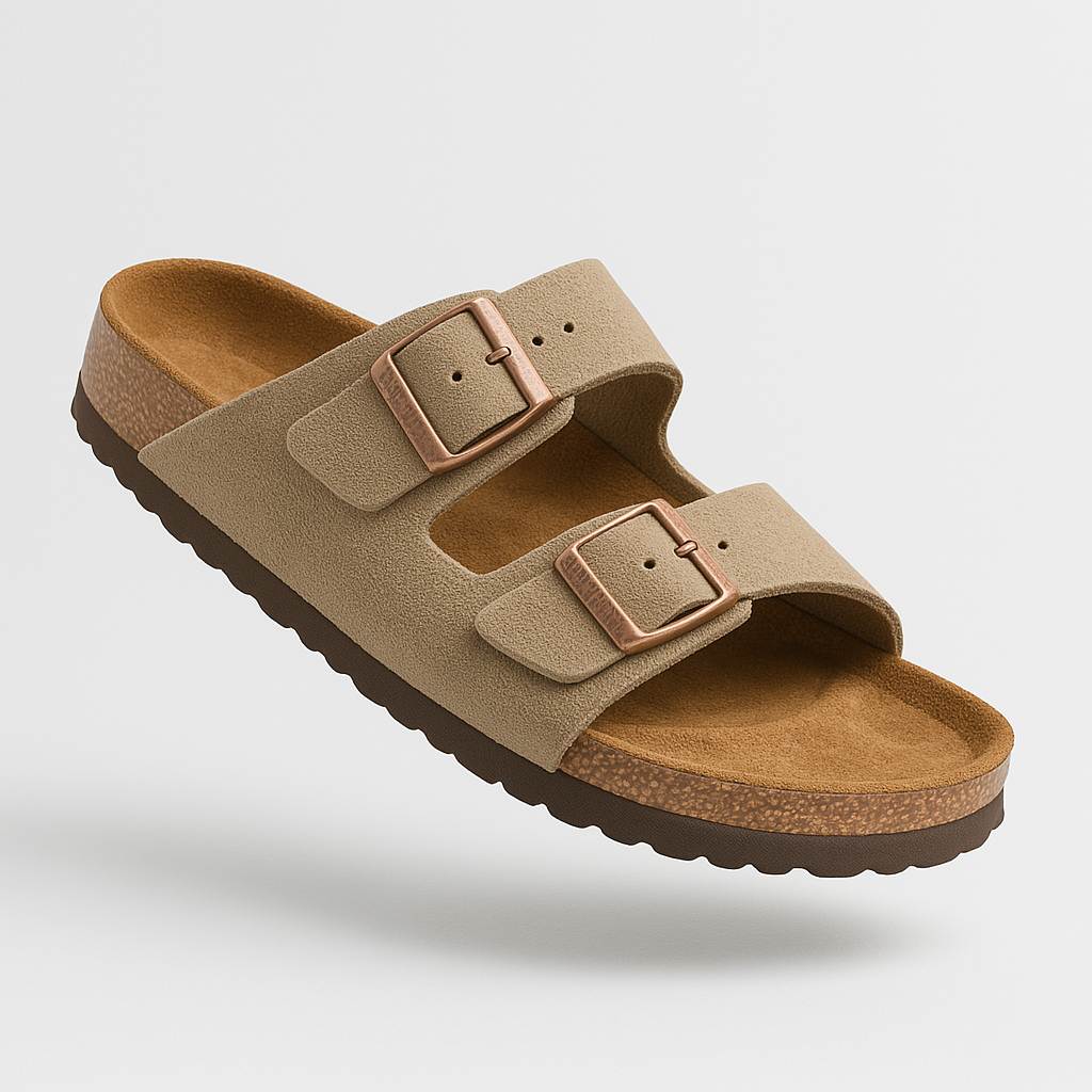 Unisex Suède Sandalen Comfortabel met Extra Steun - Mode Vibes