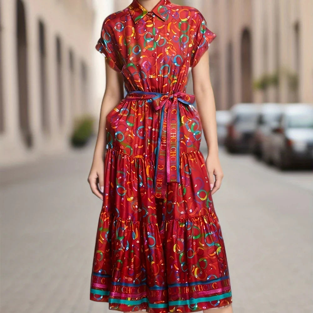Bohemian Summer Bloemenpracht Jurk