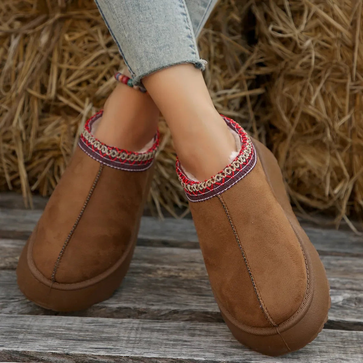 Platte Bont Schoenen Viola Stijl