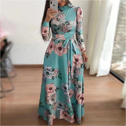 Avalon Elegante Vintage Herfstjurk