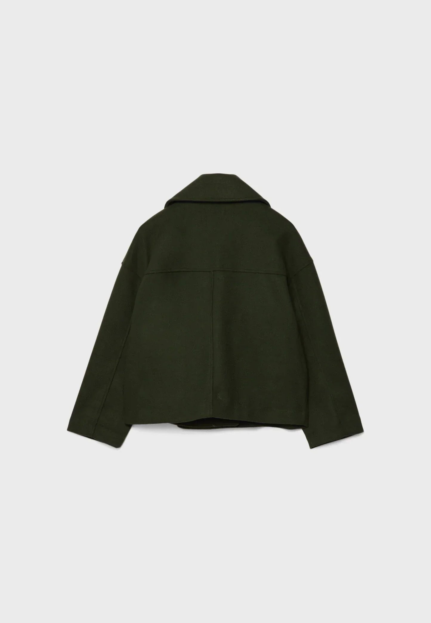 Korte Damesjas Dubbele Knopen Stijlvol Design