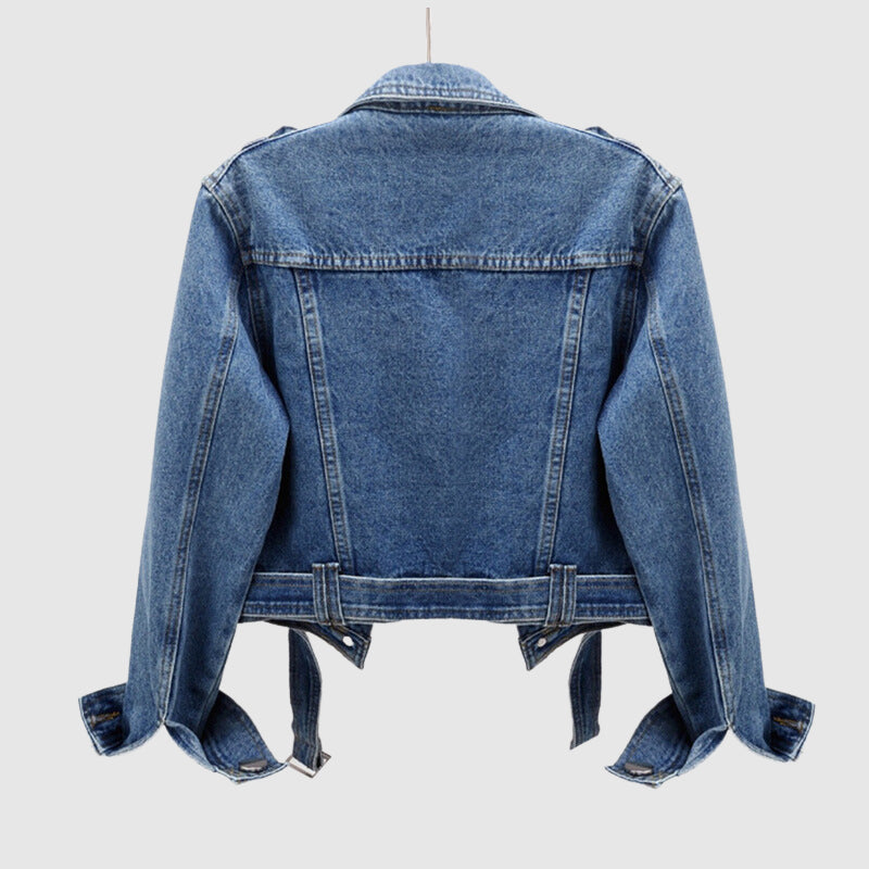 Cropped Spijkerjack Stijlvol Kort voor Vrouw