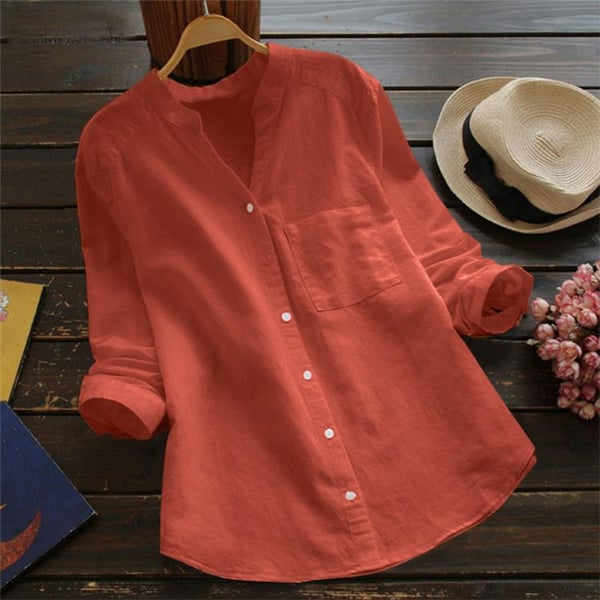 Christina | Camicia casual in misto cotone