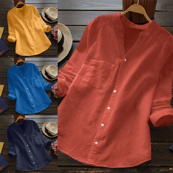 Christina | Camicia casual in misto cotone