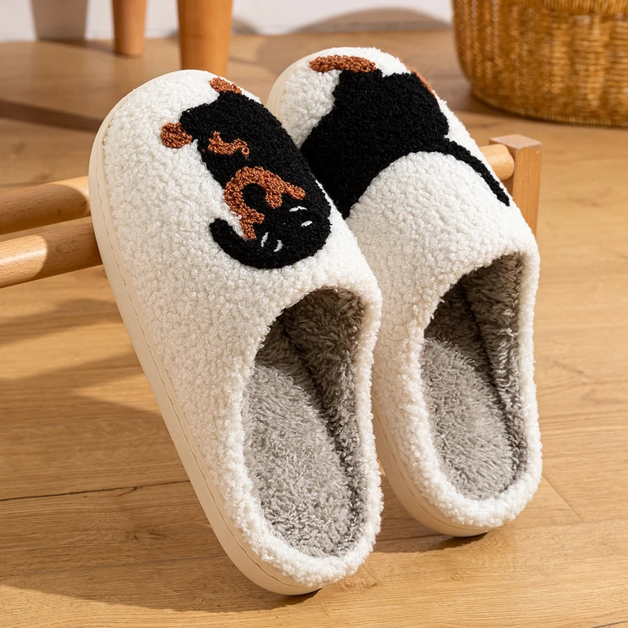Nadia | Pantofole con motivo a cane per comfort e calore