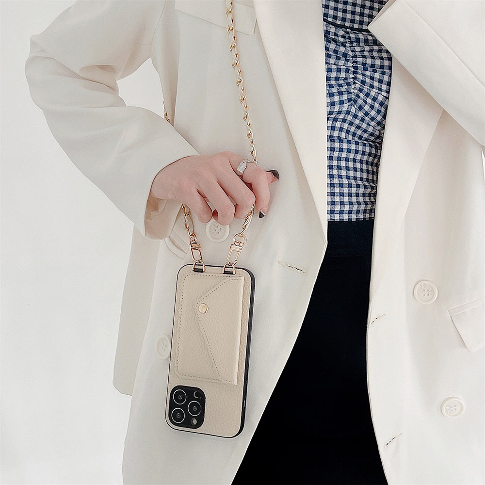 iPhone Hoesje met Portemonnee Celeste Blauw