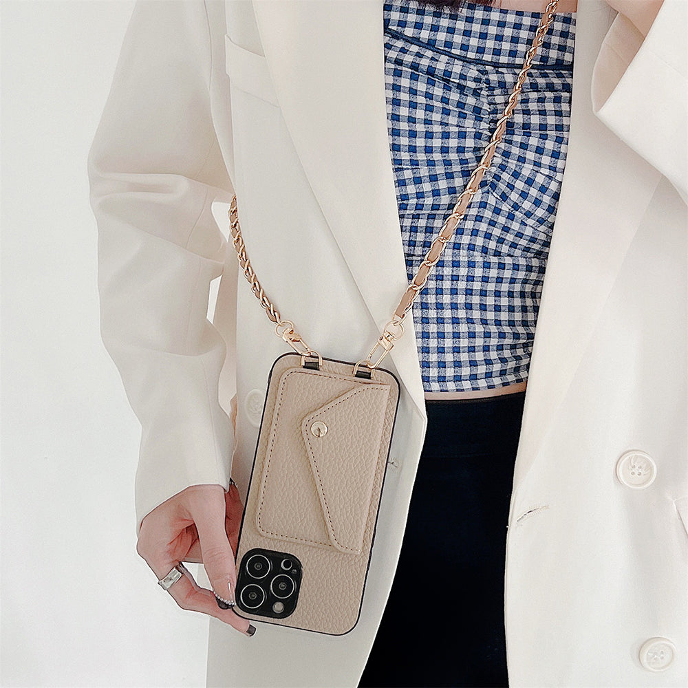 iPhone Hoesje met Portemonnee Celeste Blauw