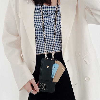 iPhone Hoesje met Portemonnee Celeste Blauw