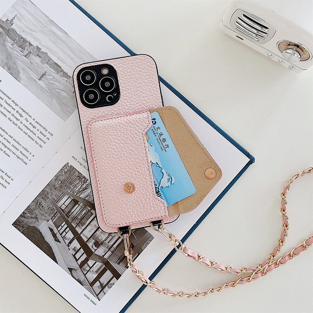 iPhone Hoesje met Portemonnee Celeste Blauw