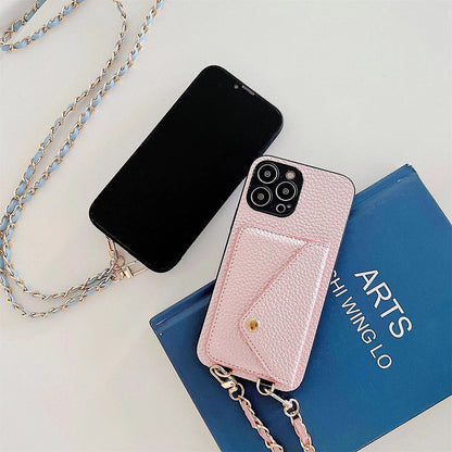 iPhone Hoesje met Portemonnee Celeste Blauw