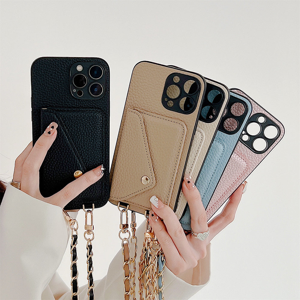 iPhone Hoesje met Portemonnee Celeste Blauw