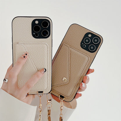 iPhone Hoesje met Portemonnee Celeste Blauw