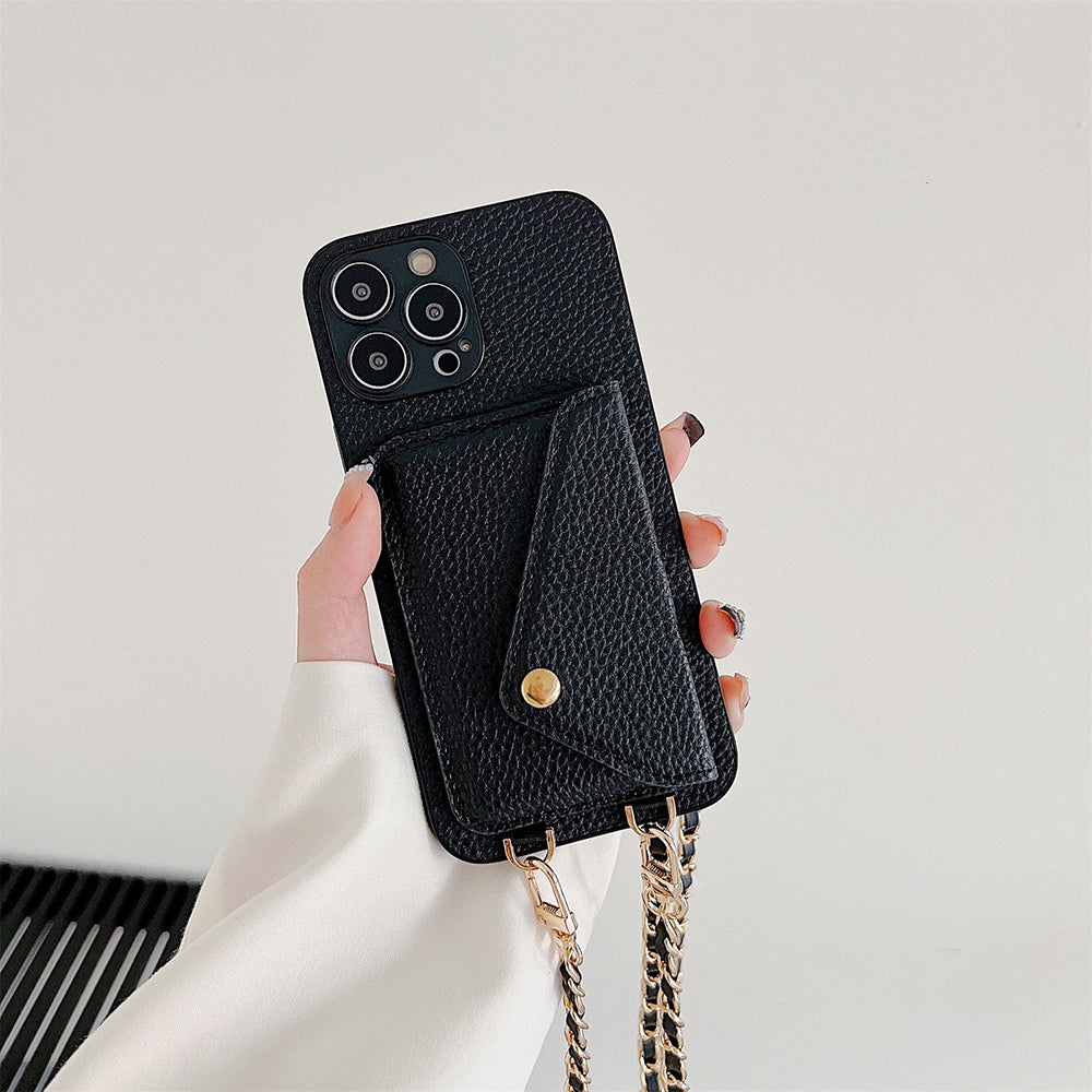 iPhone Hoesje met Portemonnee Celeste Blauw