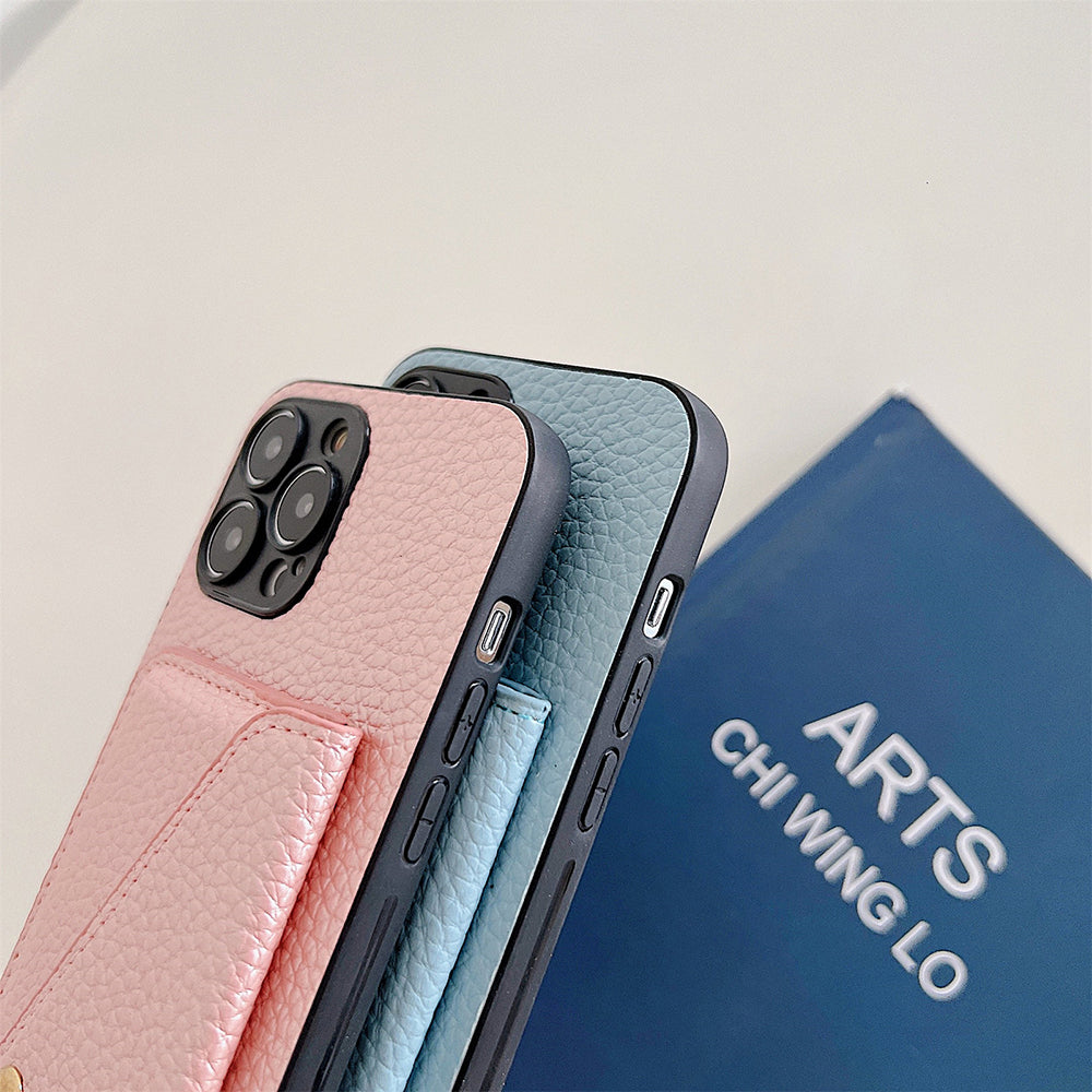 iPhone Hoesje met Portemonnee Celeste Blauw